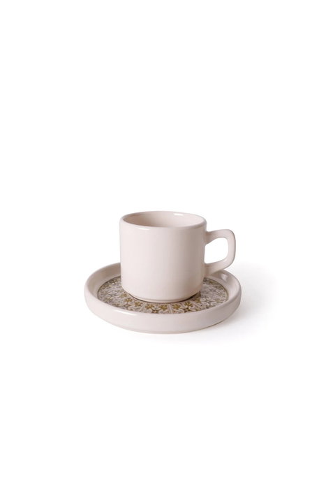 Hermia Juego de tazas de té Multicolor de 8 piezas